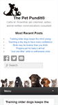 Mobile Screenshot of petpundit.com